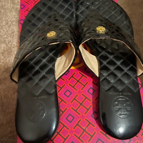Tory Burch Black Sandals - Picture 3 of 5